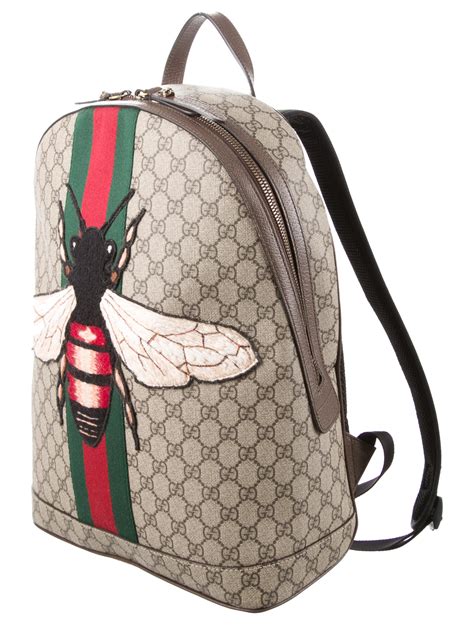 gucci backpack with bee